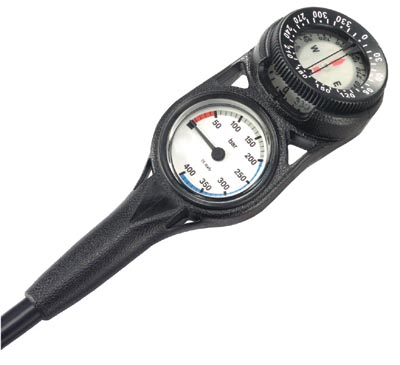Dive Team Compact Pressure & Compass Gauge